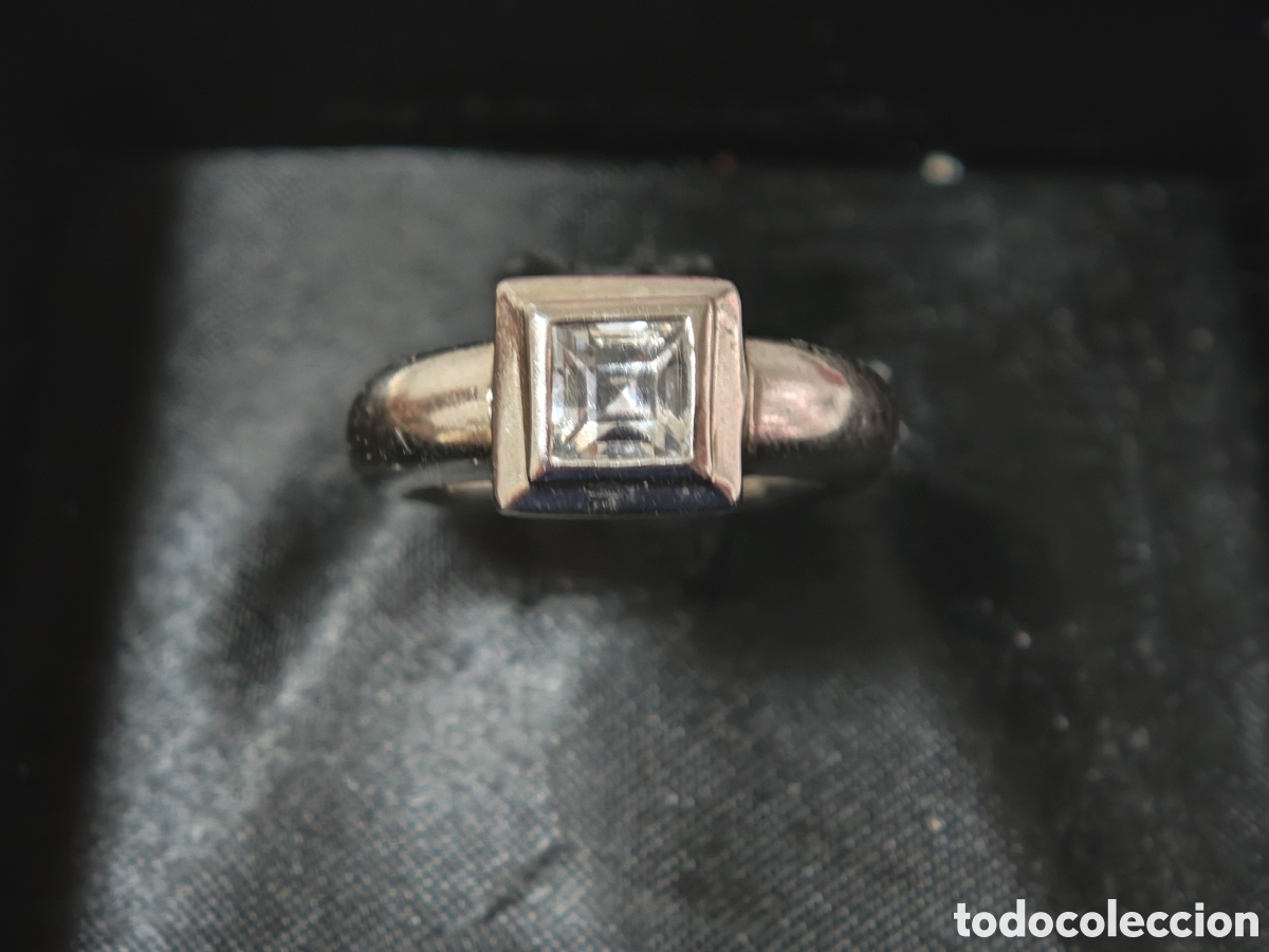 Joyeria: Anillo de plata de ley con circonita - Foto 4