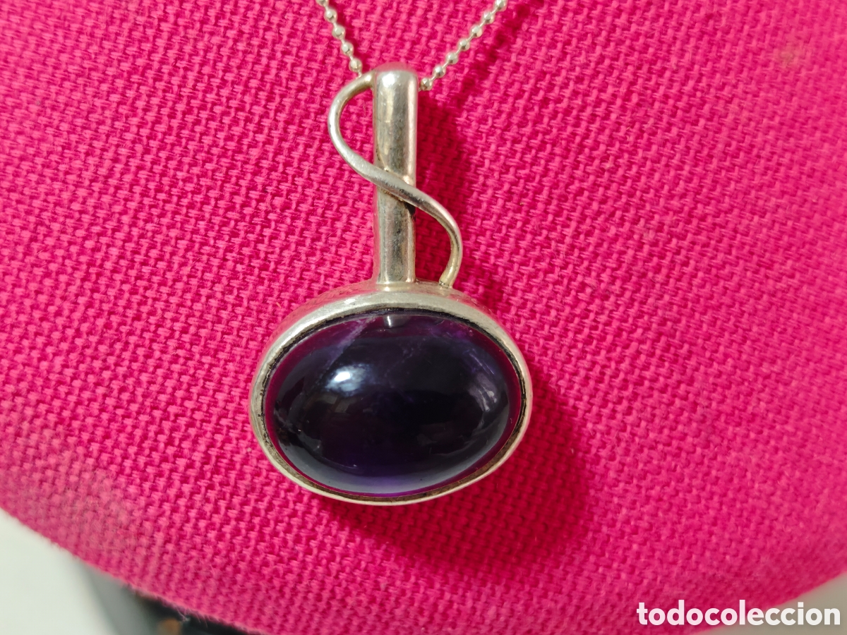Joyeria: Colgante y cadena de plata de ley - Foto 2