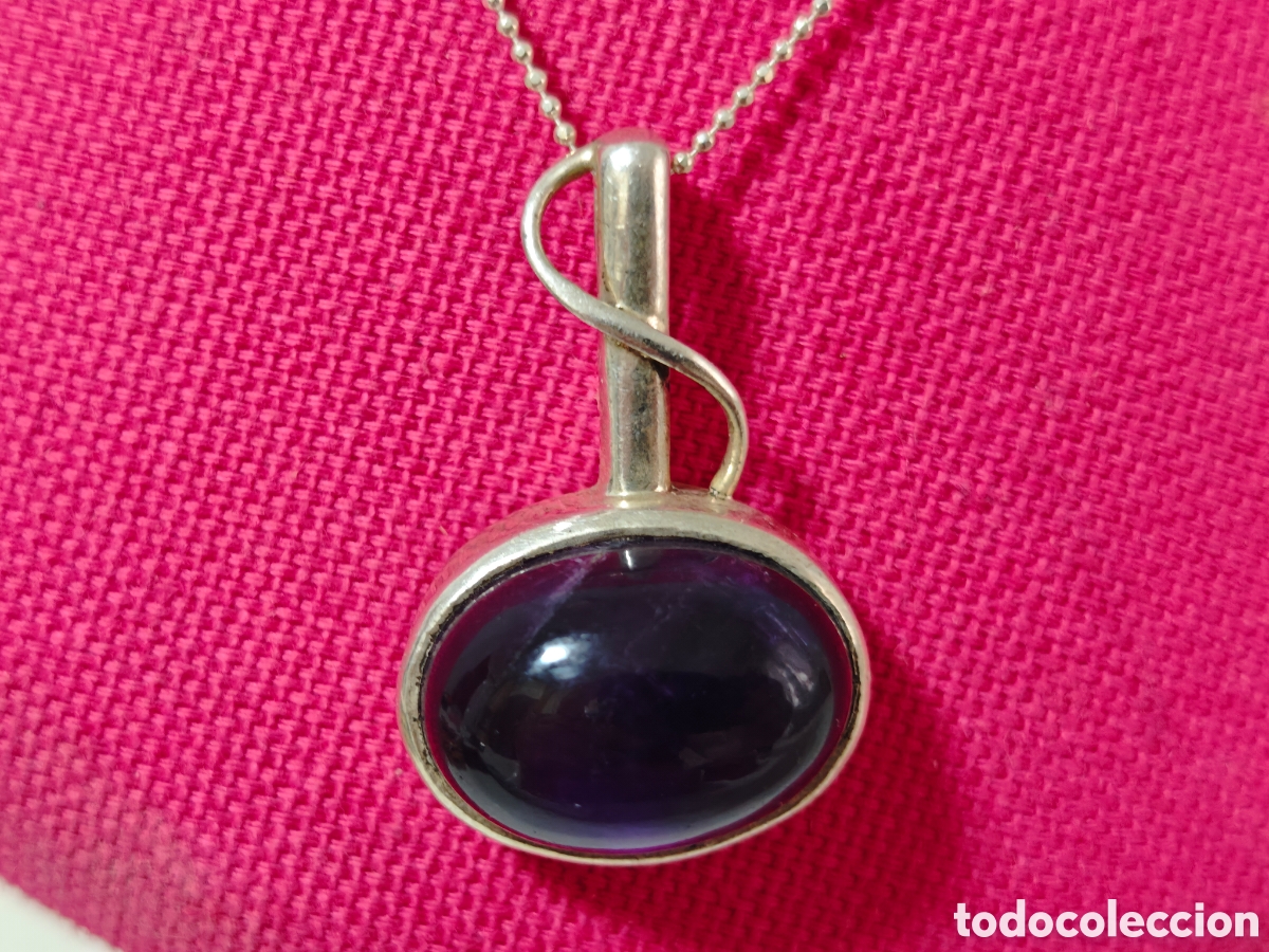 Joyeria: Colgante y cadena de plata de ley - Foto 1