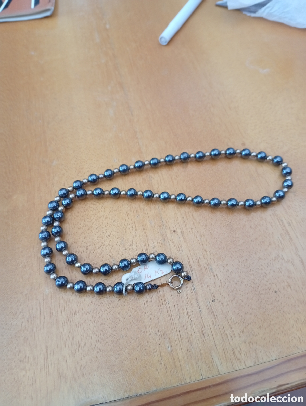 Joyeria: Collar gargantilla ematites y oro 14k - Foto 2
