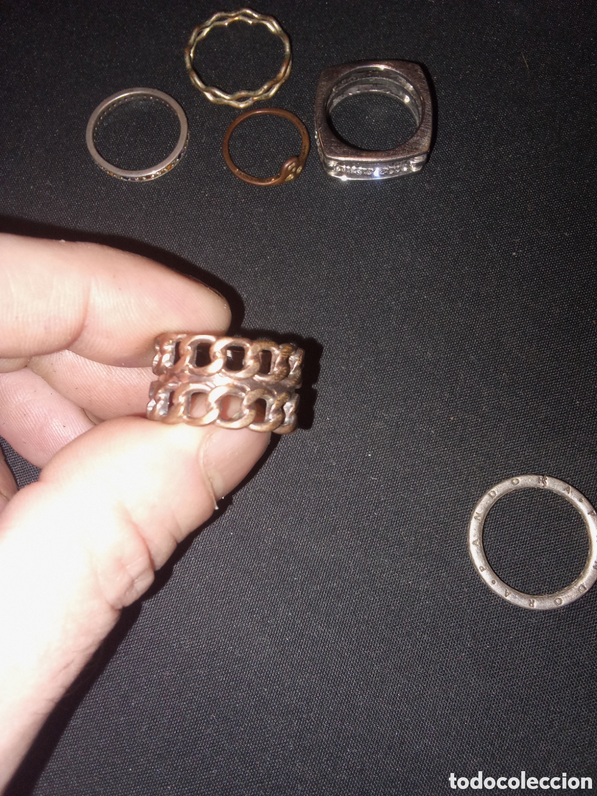 Joyeria: LOTE DE ANILLOS UNO DE PLATA MARCA PANDORA - Foto 6