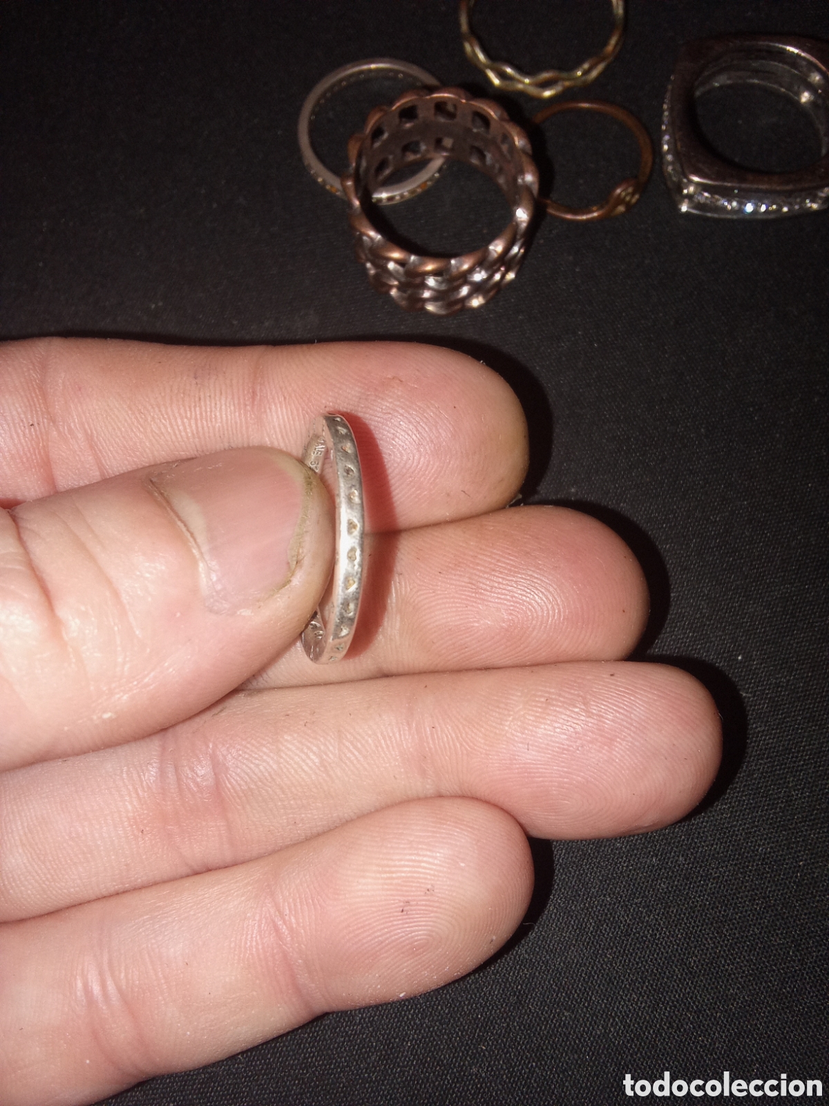 Joyeria: LOTE DE ANILLOS UNO DE PLATA MARCA PANDORA - Foto 8