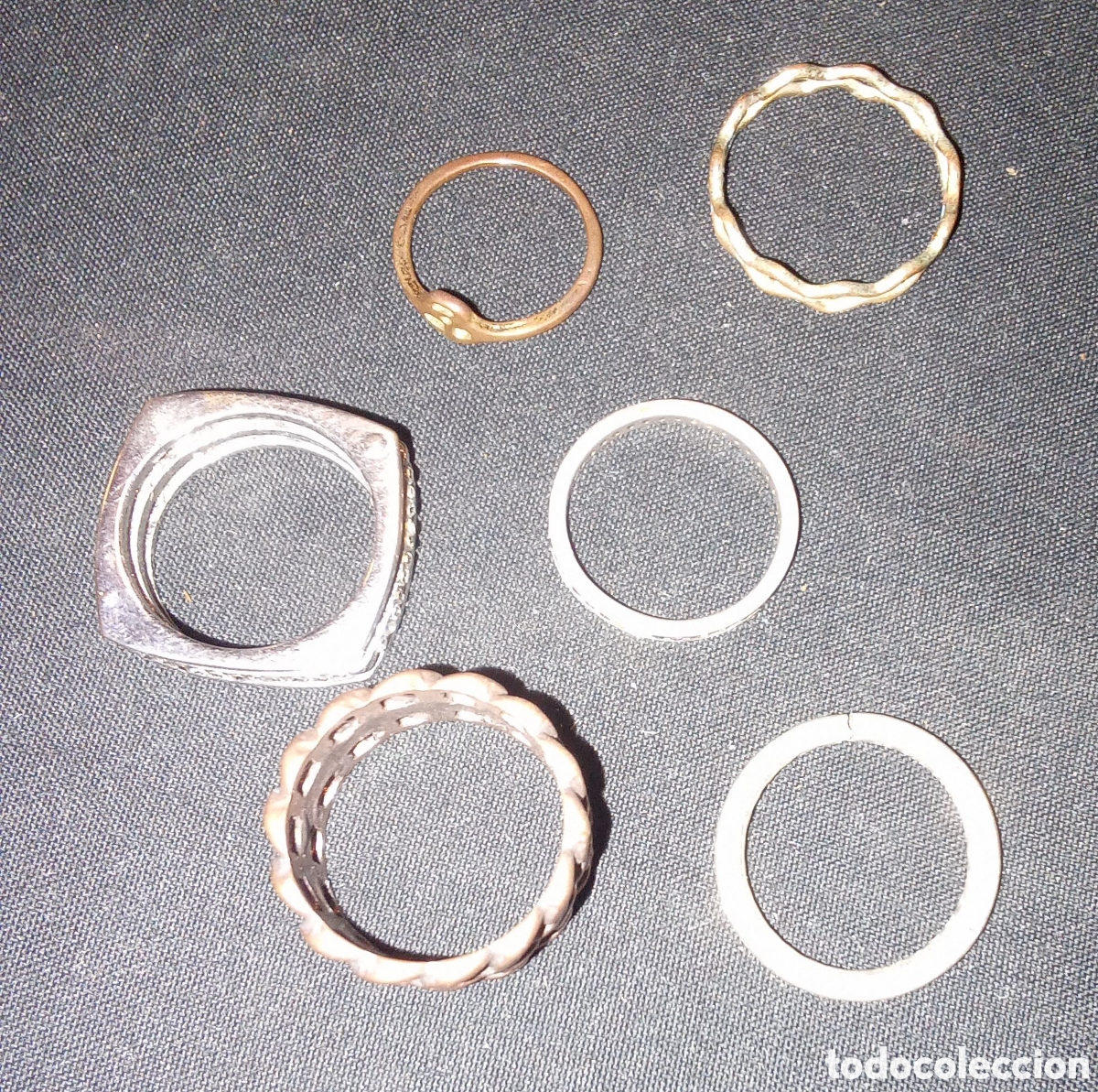 Joyeria: LOTE DE ANILLOS UNO DE PLATA MARCA PANDORA - Foto 1