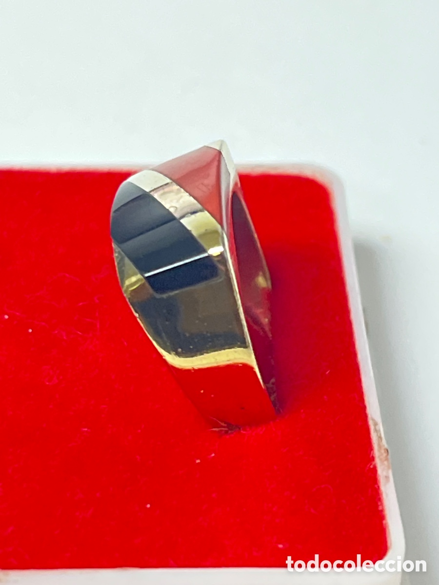 Joyeria: Anillo de plata chapado en oro /S332 - Foto 2