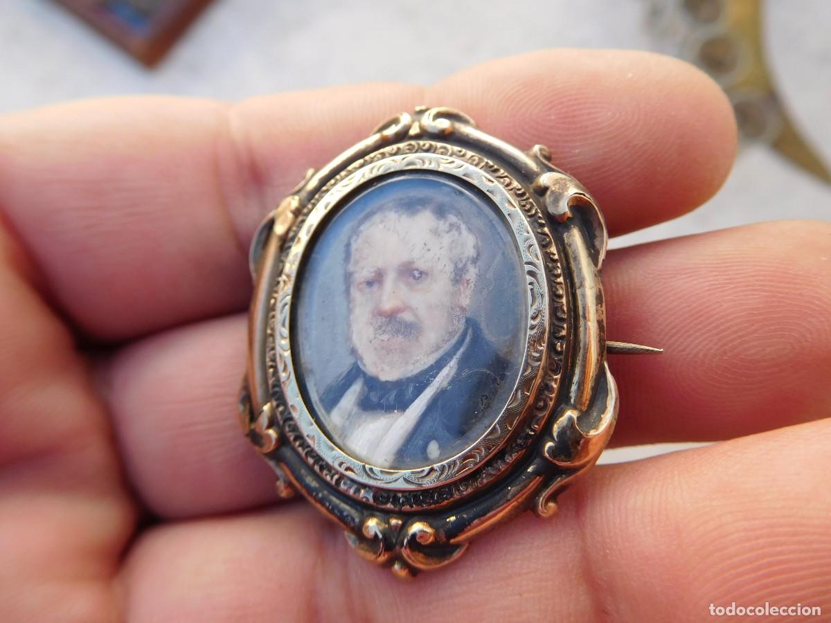 Joyeria: Broche antiguo de plata dorada - Foto 3
