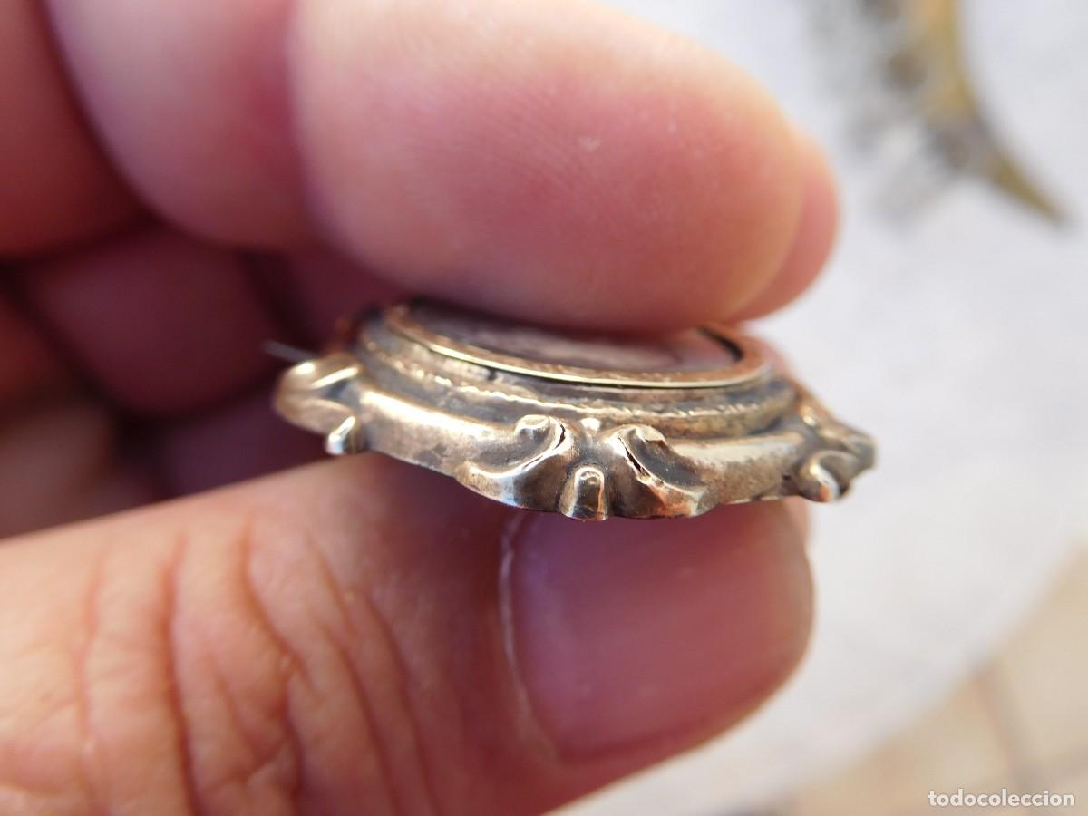 Joyeria: Broche antiguo de plata dorada - Foto 9