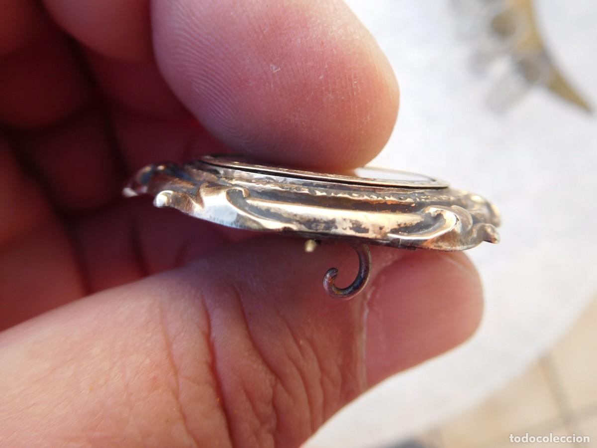 Joyeria: Broche antiguo de plata dorada - Foto 10