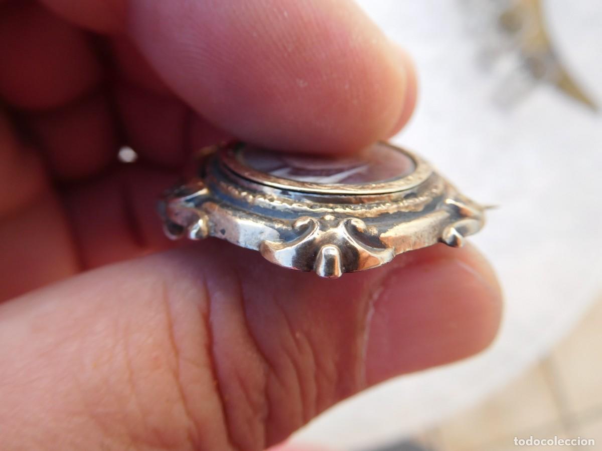 Joyeria: Broche antiguo de plata dorada - Foto 11