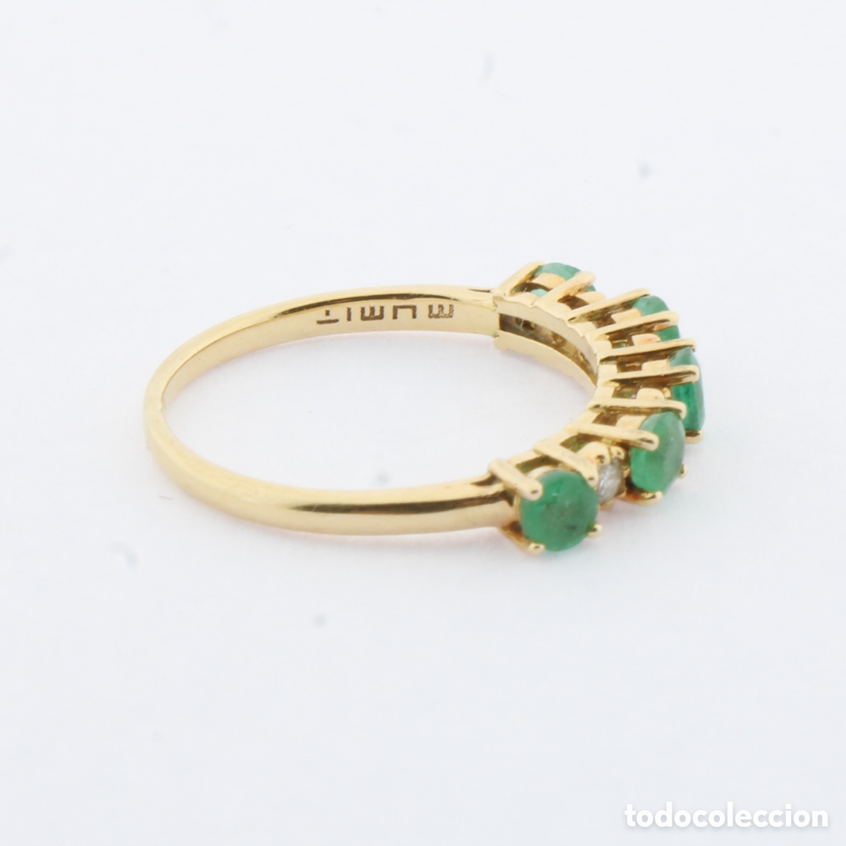 Joyeria: Anillo esmeraldas y diamantes - Foto 4