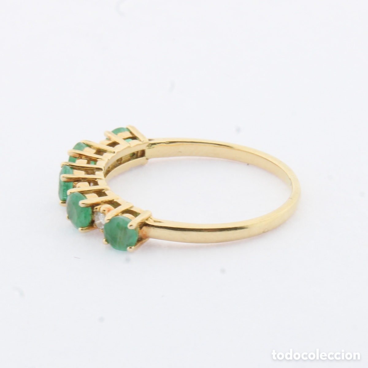 Joyeria: Anillo esmeraldas y diamantes - Foto 6