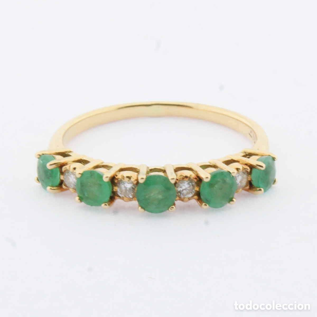 Joyeria: Anillo esmeraldas y diamantes - Foto 7