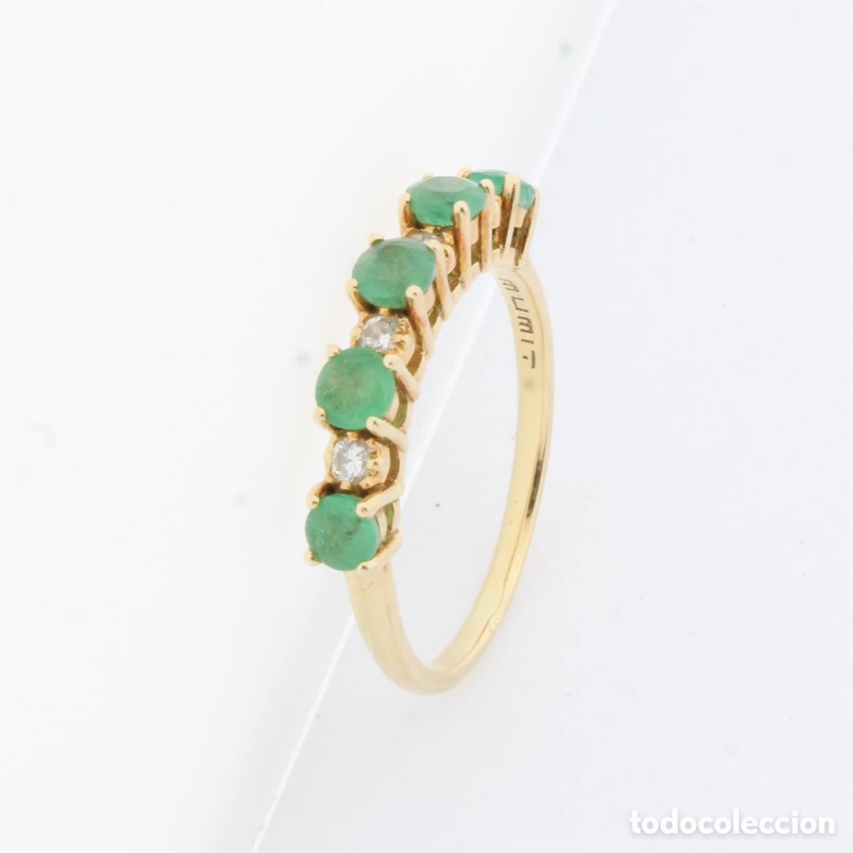 Joyeria: Anillo esmeraldas y diamantes - Foto 9