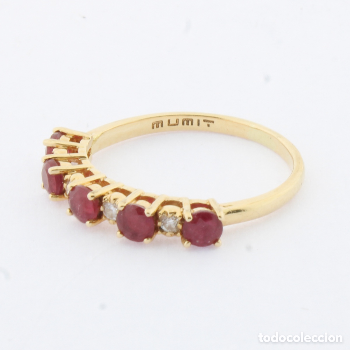 Joyeria: Anillo rub&iacute;s y diamantes - Foto 2