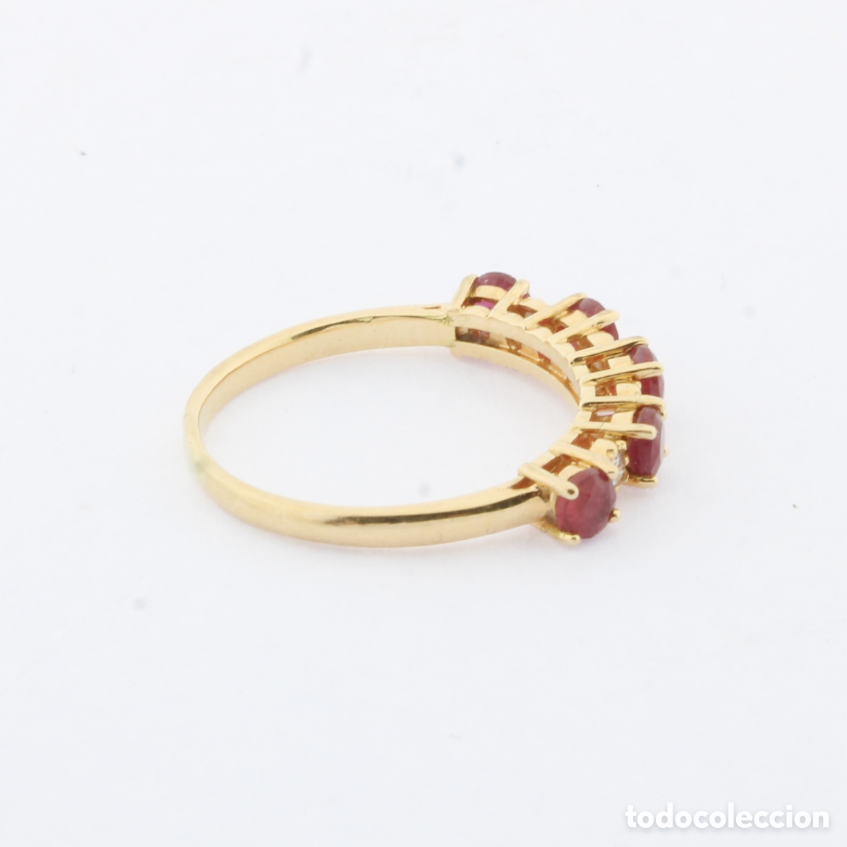 Joyeria: Anillo rub&iacute;s y diamantes - Foto 4