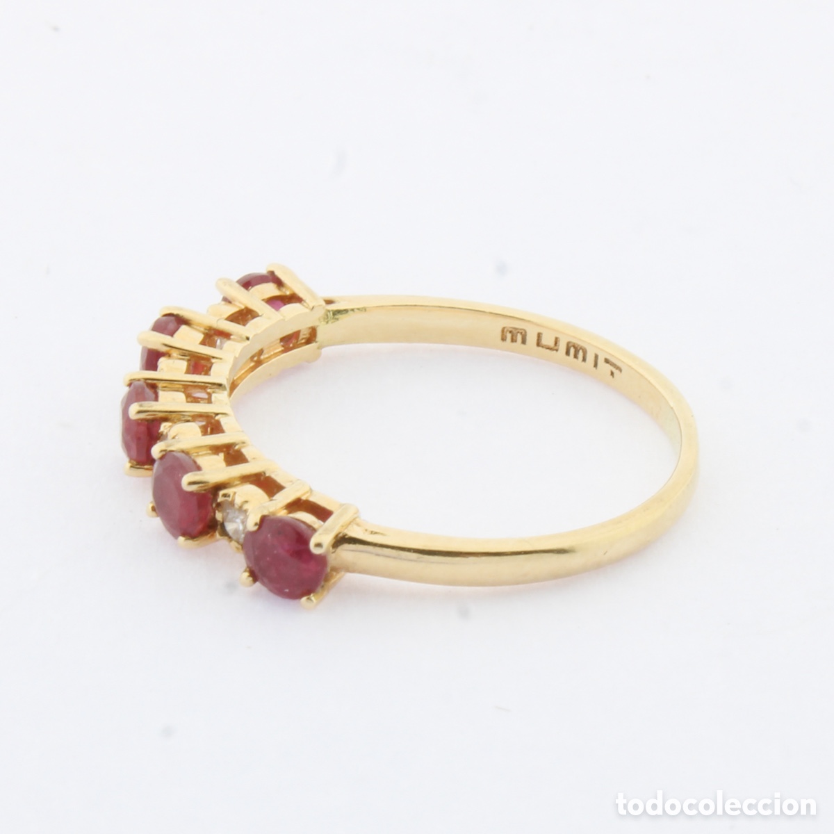 Joyeria: Anillo rub&iacute;s y diamantes - Foto 5