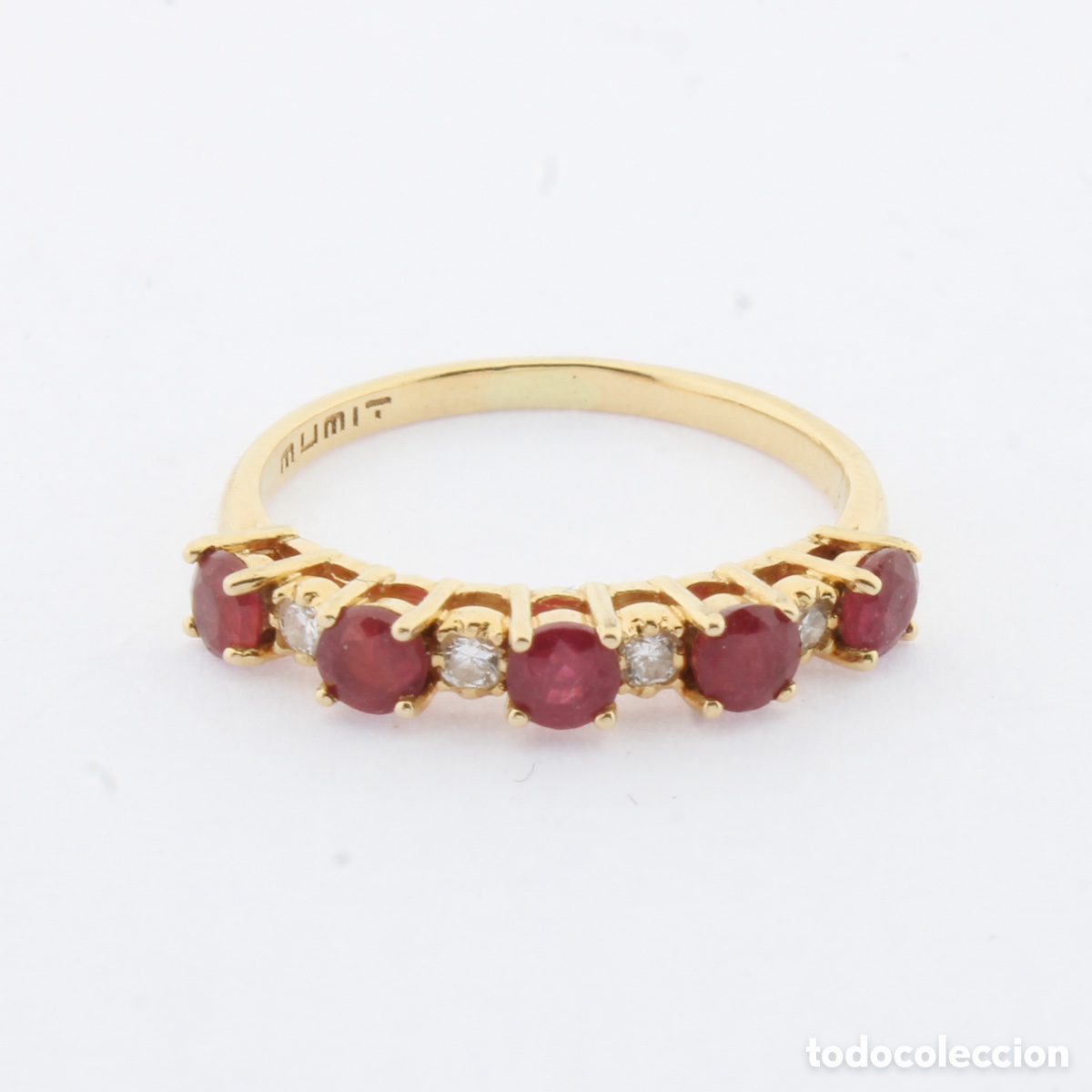 Joyeria: Anillo rub&iacute;s y diamantes - Foto 1
