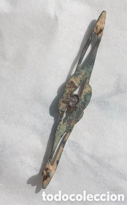 Joyeria: BROCHE ANTIGUO CON UNA PIEDRA - Foto 2