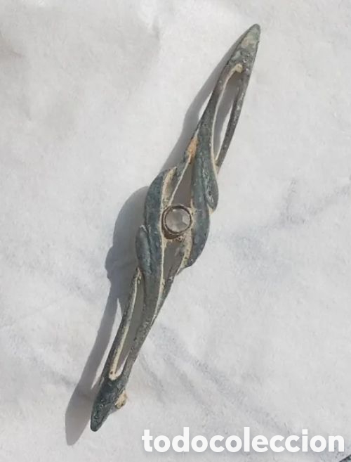 Joyeria: BROCHE ANTIGUO CON UNA PIEDRA - Foto 1