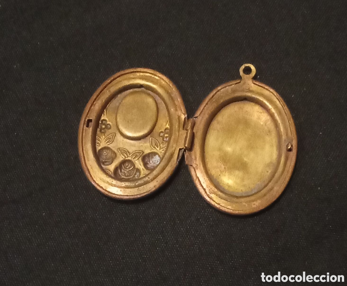 Joyeria: RELICARIO ANTIGUO DE BRONCE EXTRANJERO - Foto 2
