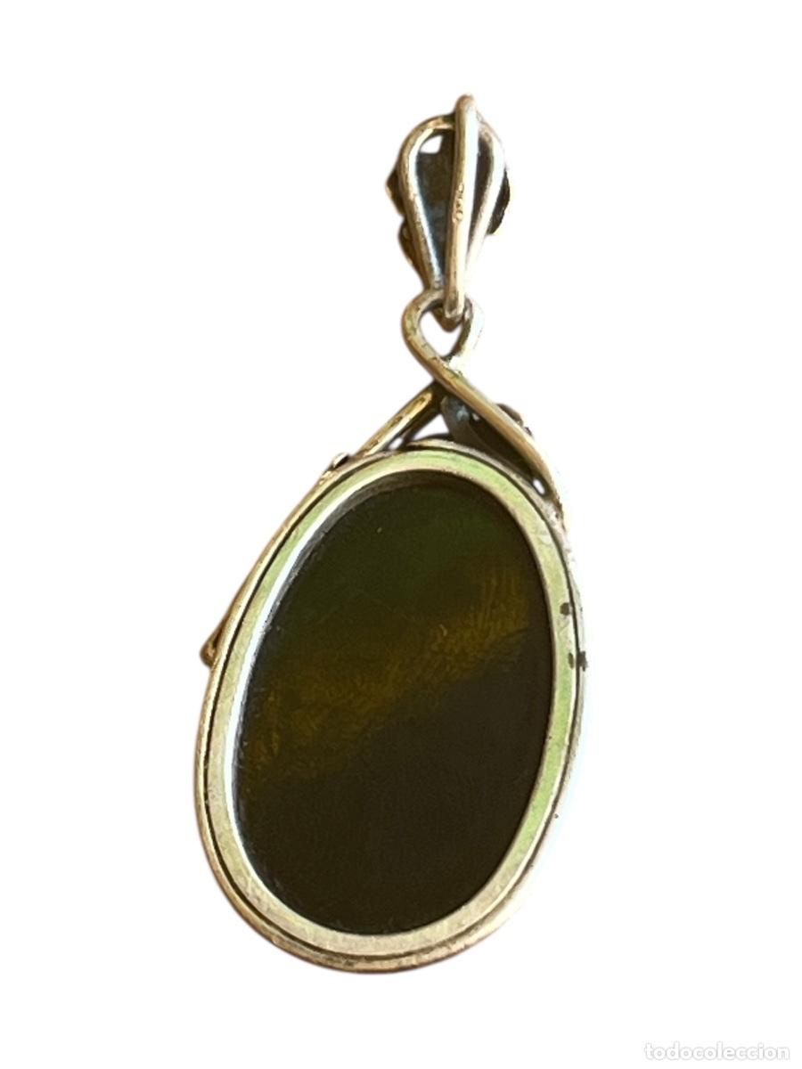 Joyeria: COLGANTE DE PLATA Y &Oacute;NIX. - Foto 3