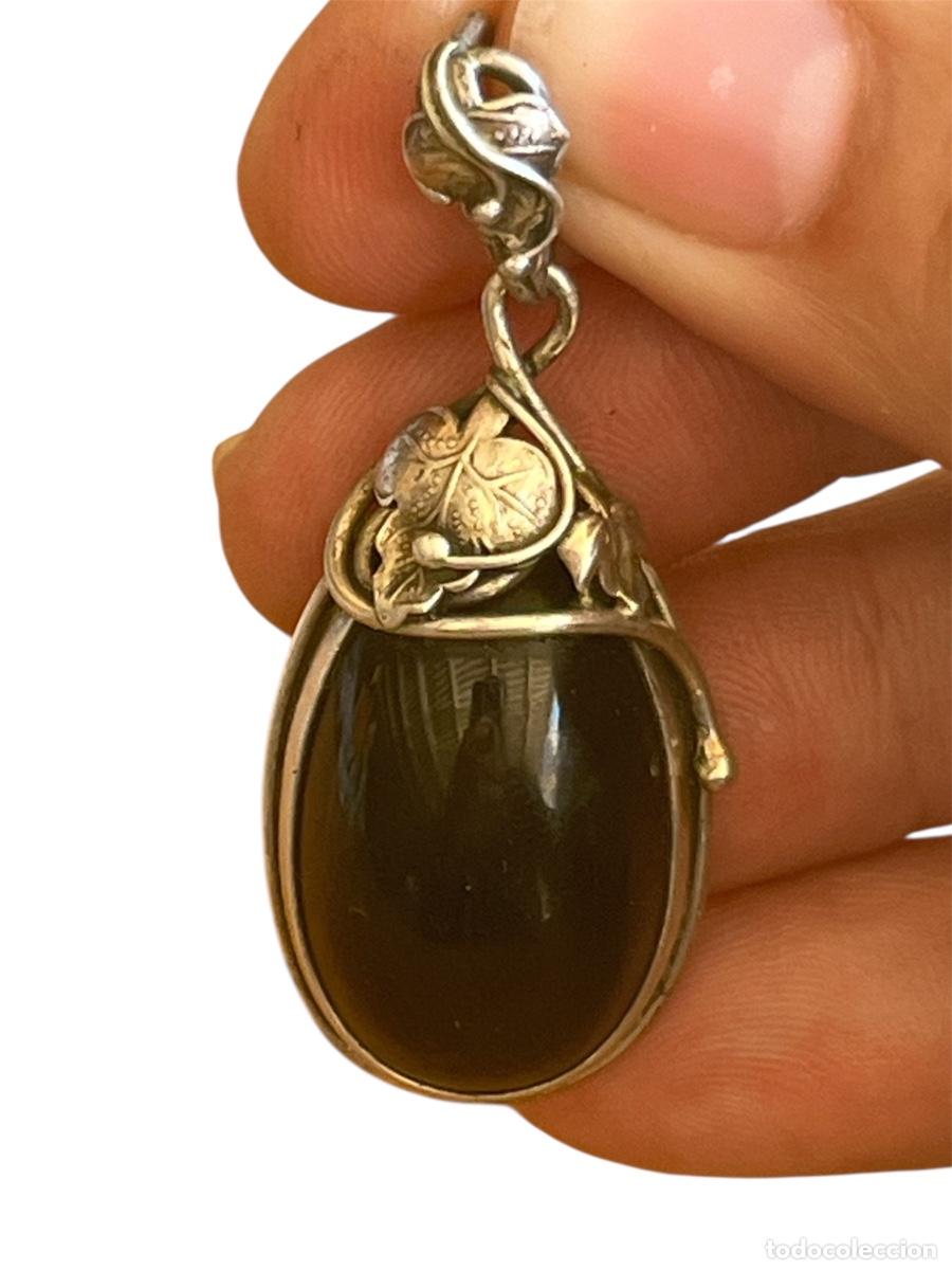 Joyeria: COLGANTE DE PLATA Y &Oacute;NIX. - Foto 4