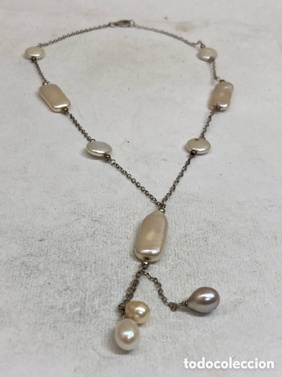 Joyeria: Collar de plata y perlas CC339 - Foto 1