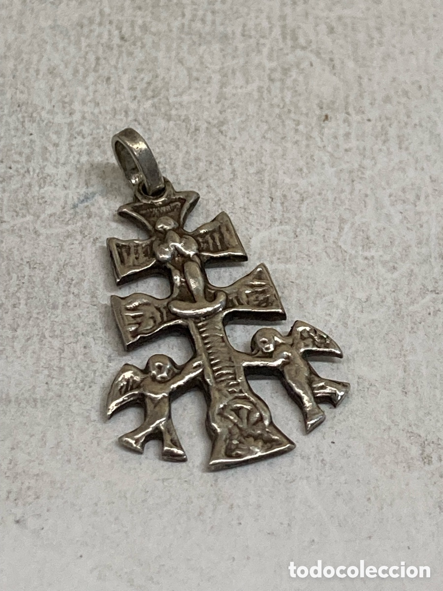 Joyeria: Cruz de CARAVACA de plata /C413 - Foto 1