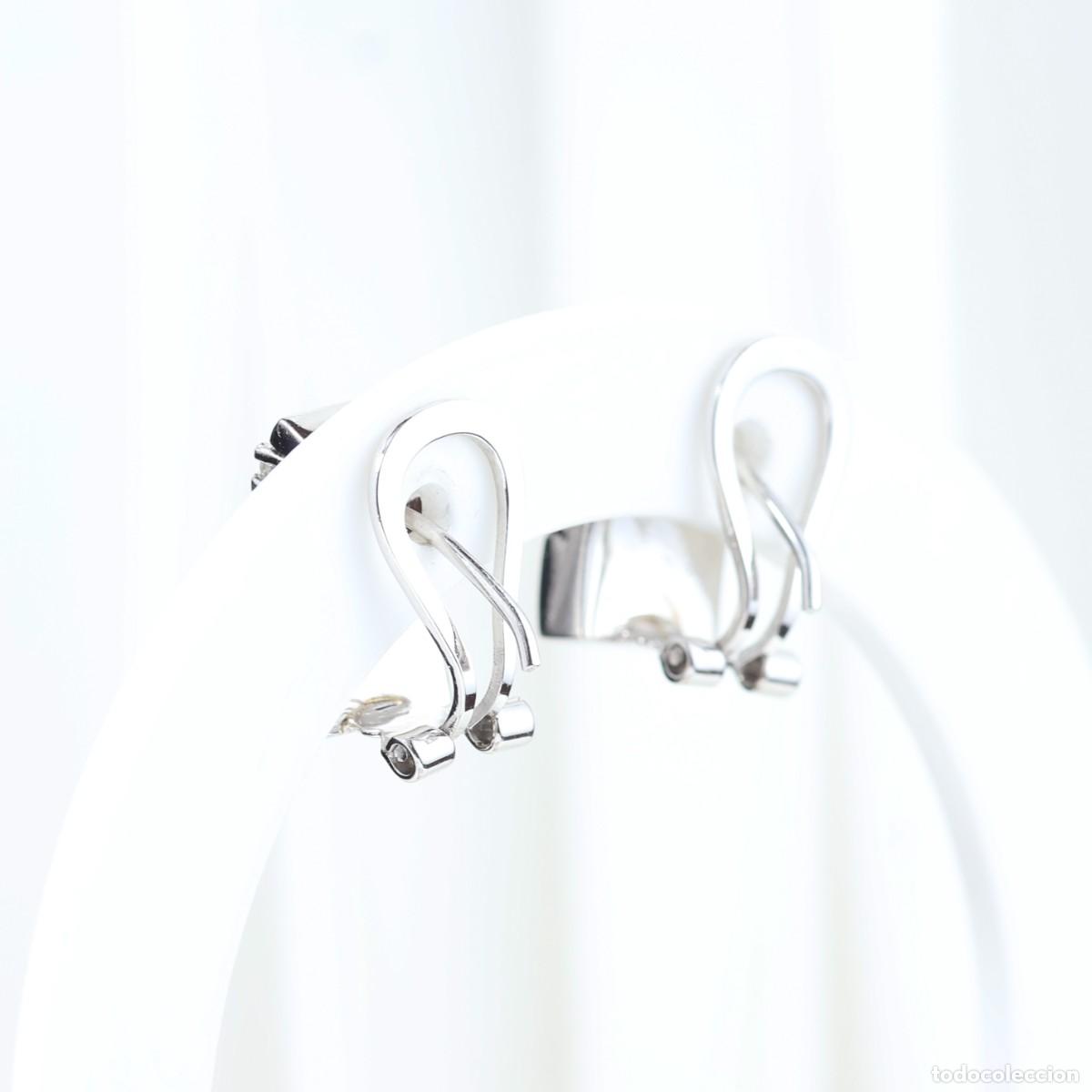 Joyeria: Pendientes oro blanco con brillantes - Foto 5
