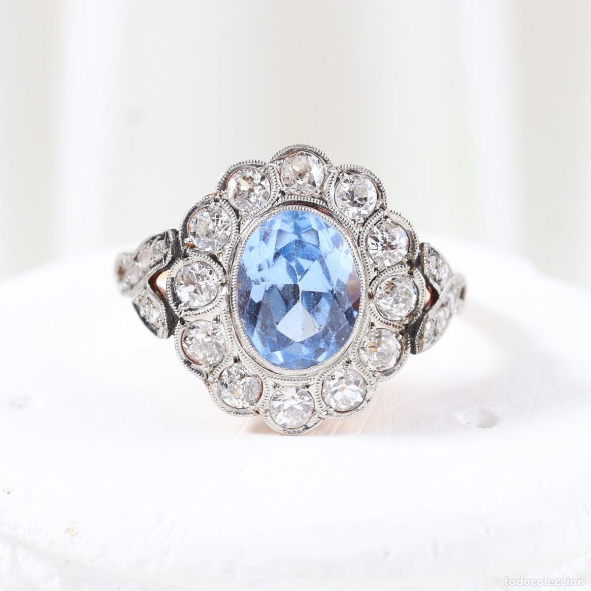 Joyeria: Roseta vintage oro con diamantes - Foto 2