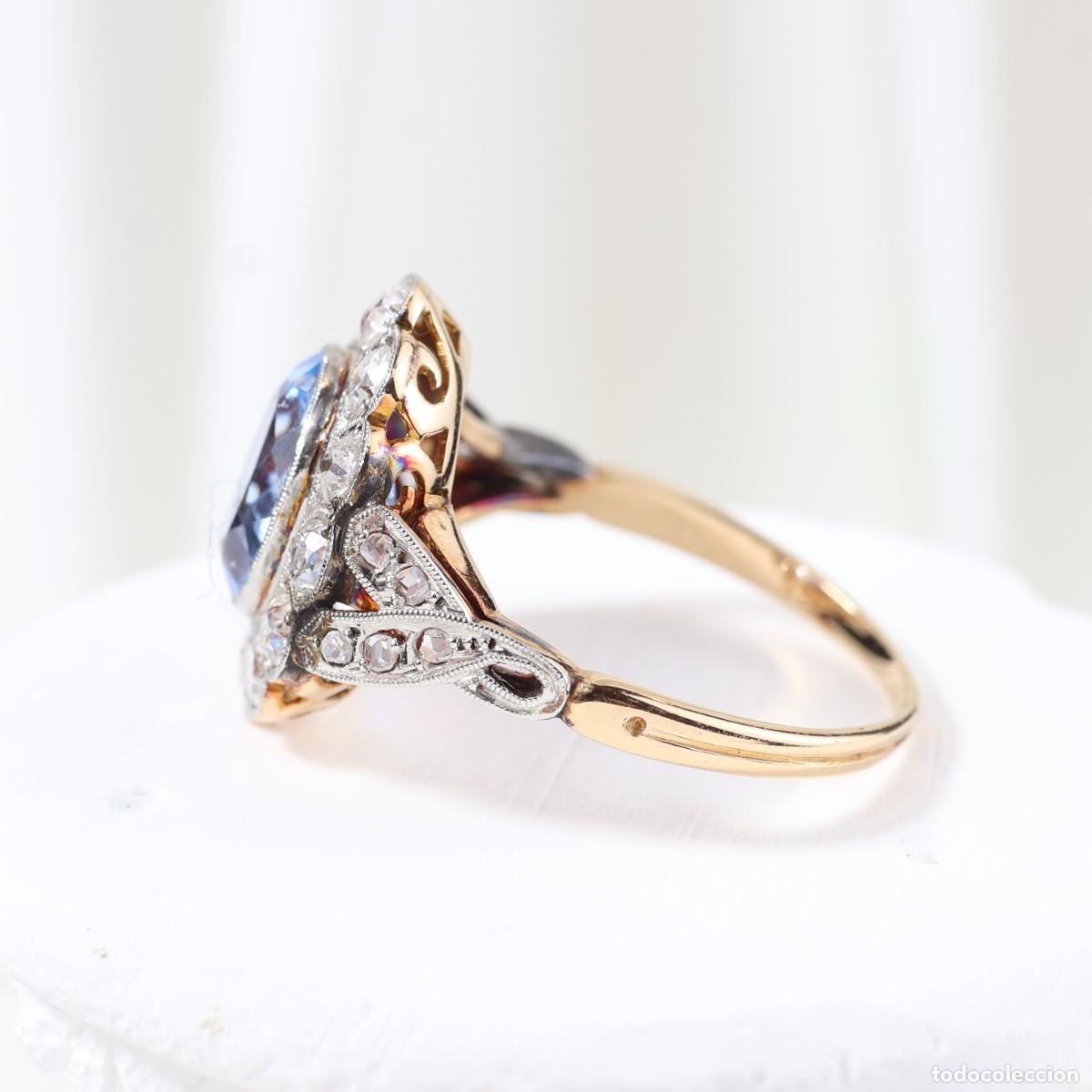Joyeria: Roseta vintage oro con diamantes - Foto 4