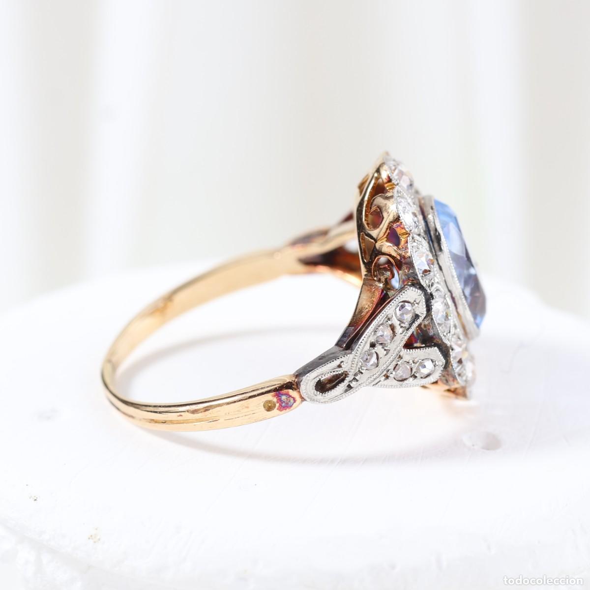 Joyeria: Roseta vintage oro con diamantes - Foto 6