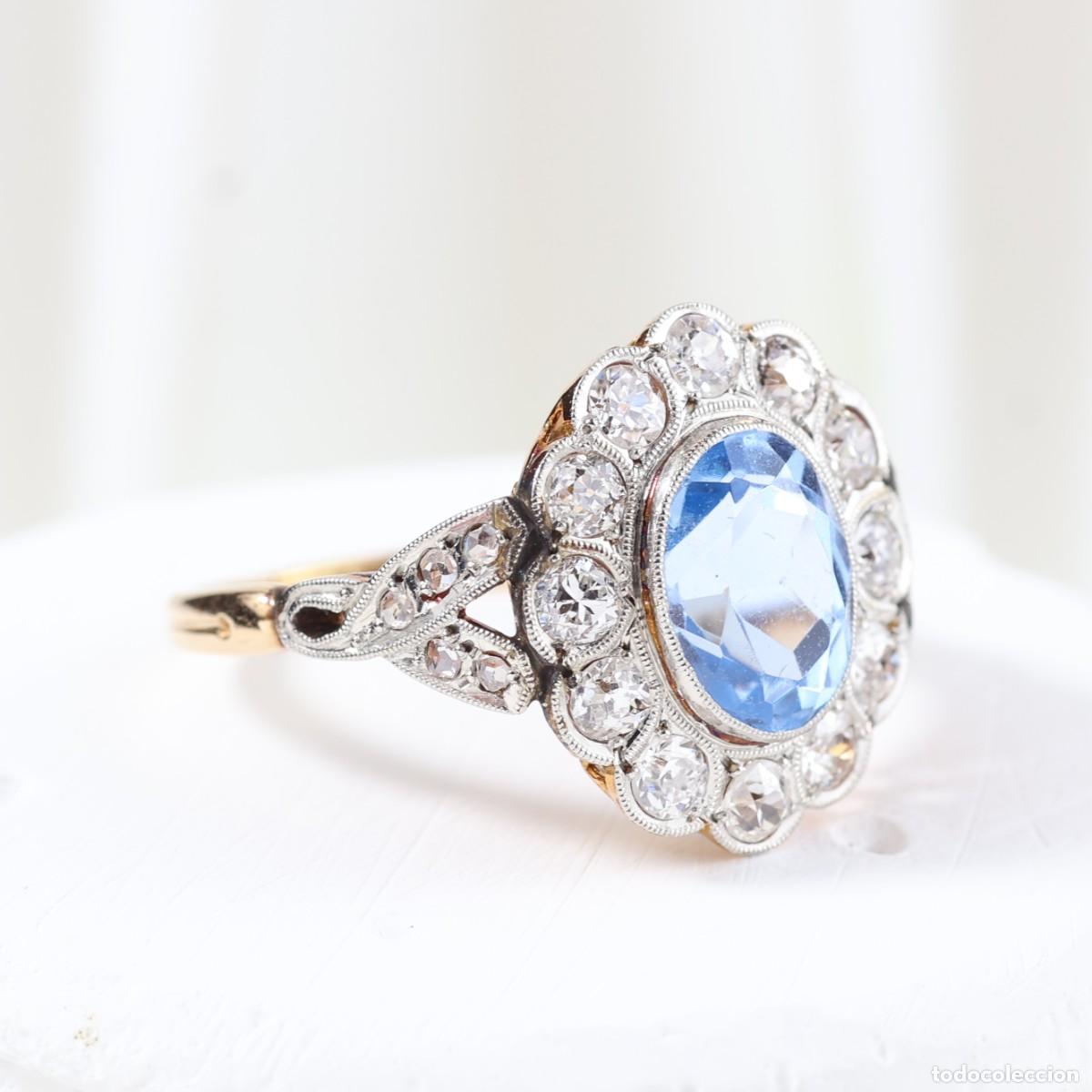 Joyeria: Roseta vintage oro con diamantes - Foto 7