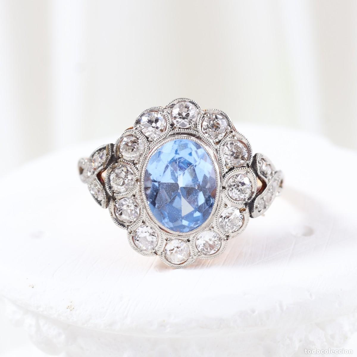 Joyeria: Roseta vintage oro con diamantes - Foto 8