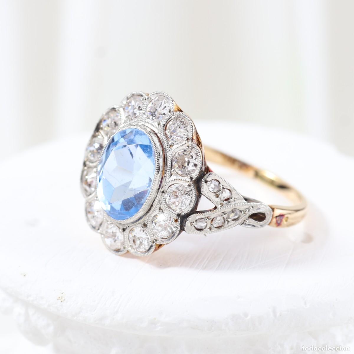 Joyeria: Roseta vintage oro con diamantes - Foto 9