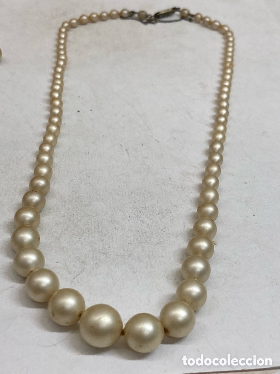 Joyeria: Collar de perlas con cierre de plata /COLL16 - Foto 1