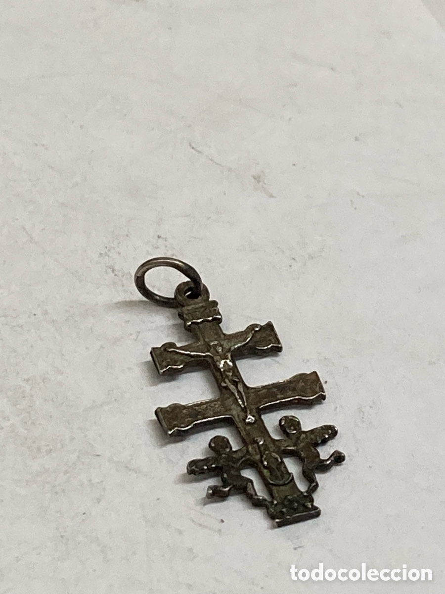 Joyeria: Cruz de plata religiosa C414 - Foto 1
