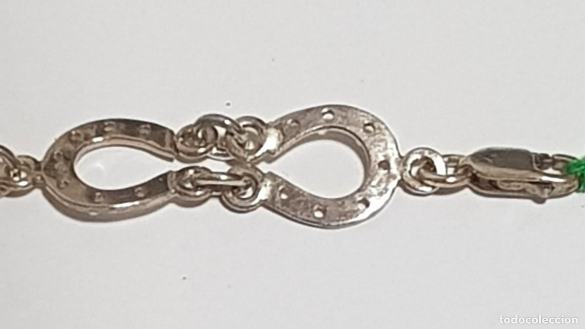Joyeria: Pulsera con herraduras en plata de Ley 925 mm. - Foto 2
