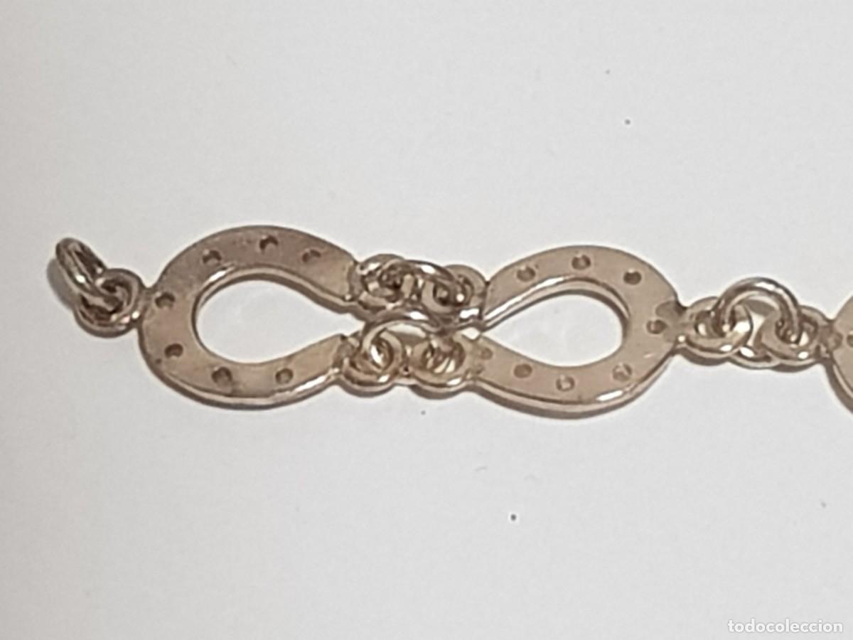 Joyeria: Pulsera con herraduras en plata de Ley 925 mm. - Foto 3