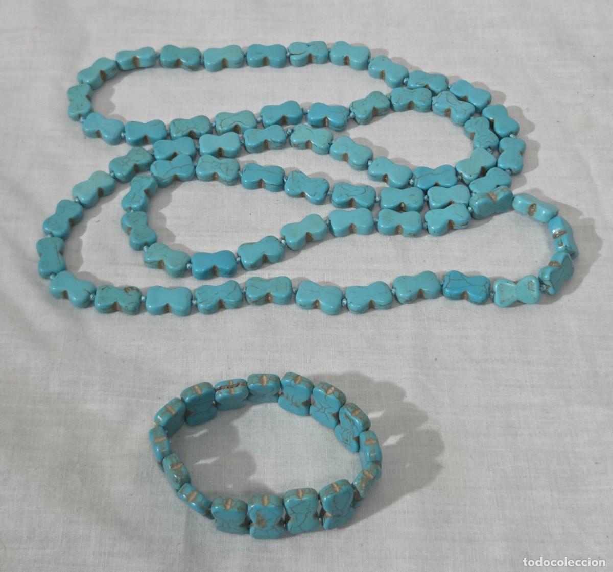 Joyeria: Juego collar + pulsera de turquesa - Foto 2