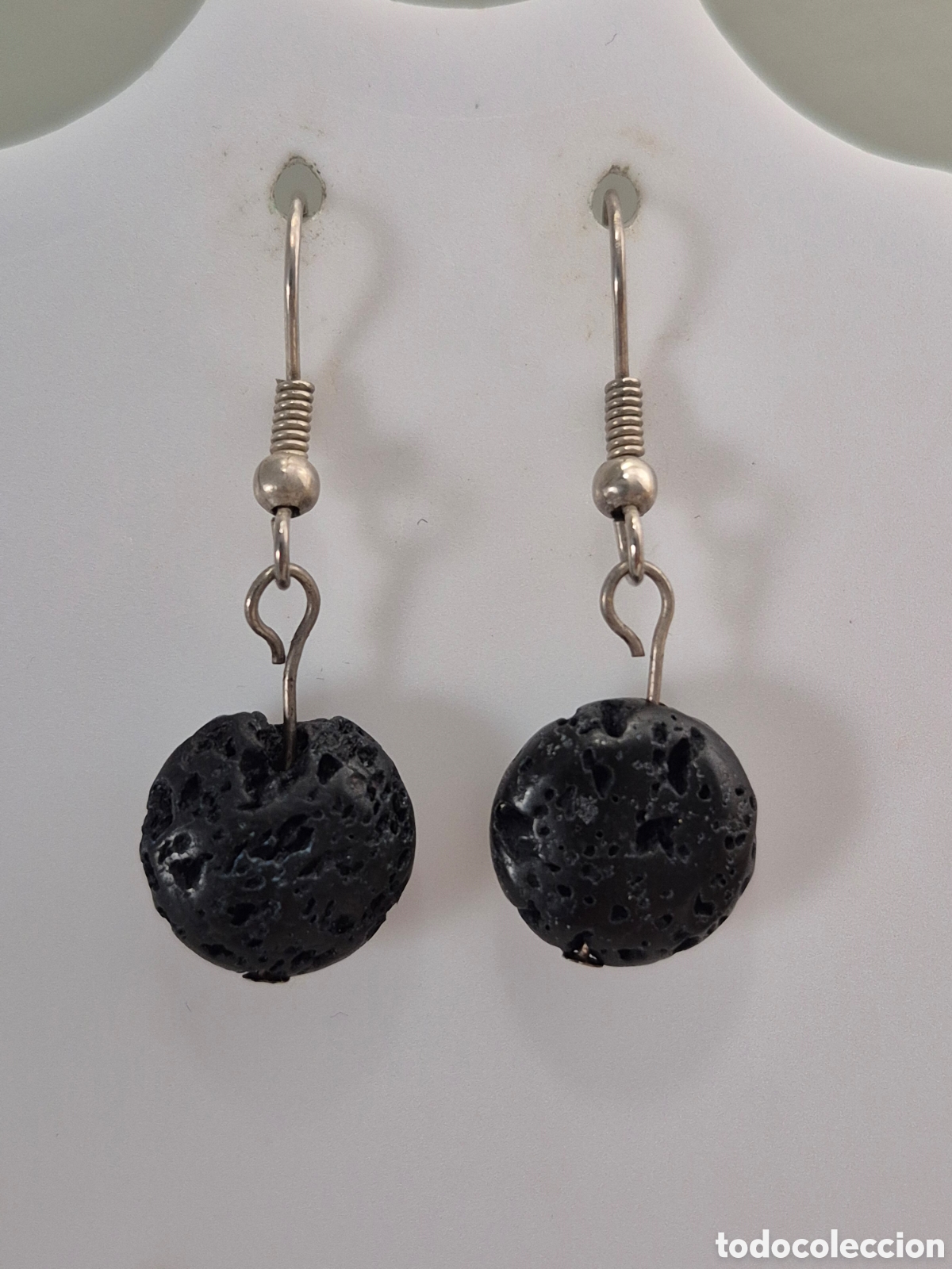 Joyeria: BONITOS PENDIENTES DE LAVA. REF S6 C EOS VINTAGE PENDIENTES 2 - Foto 3
