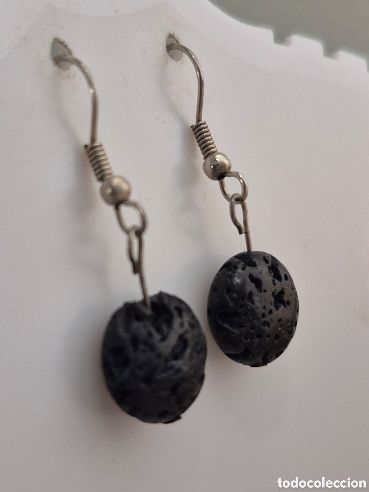 Joyeria: BONITOS PENDIENTES DE LAVA. REF S6 C EOS VINTAGE PENDIENTES 2 - Foto 4