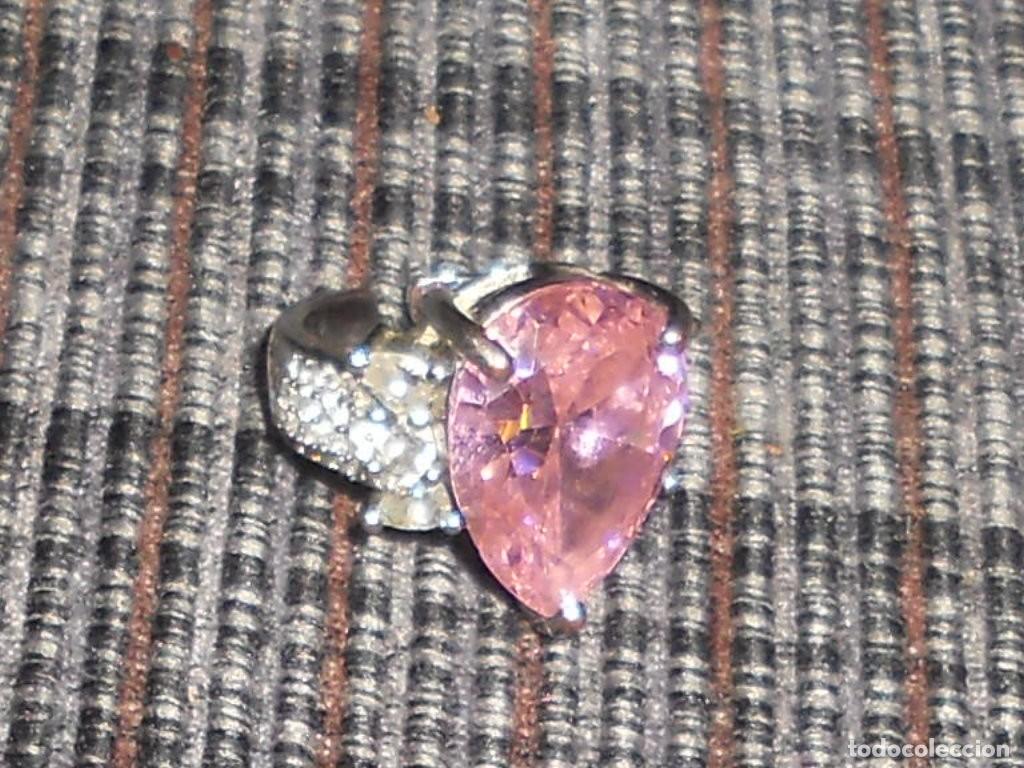 Joyeria: ANTIGUO ANILLO DE PLATA CON UNA ROSA FRANCIA - Foto 1