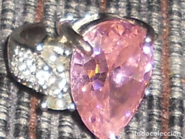 Joyeria: ANTIGUO ANILLO DE PLATA CON UNA ROSA FRANCIA - Foto 2