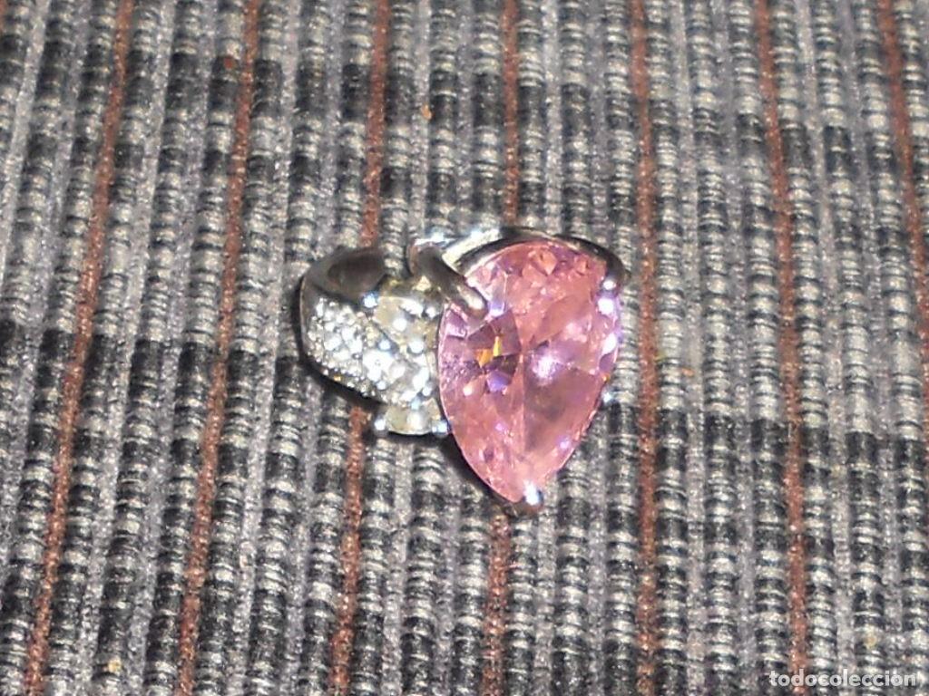 Joyeria: ANTIGUO ANILLO DE PLATA CON UNA ROSA FRANCIA - Foto 3
