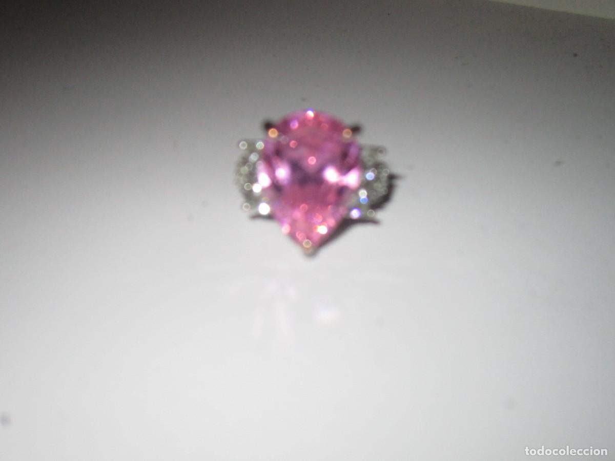 Joyeria: ANTIGUO ANILLO DE PLATA CON UNA ROSA FRANCIA - Foto 6
