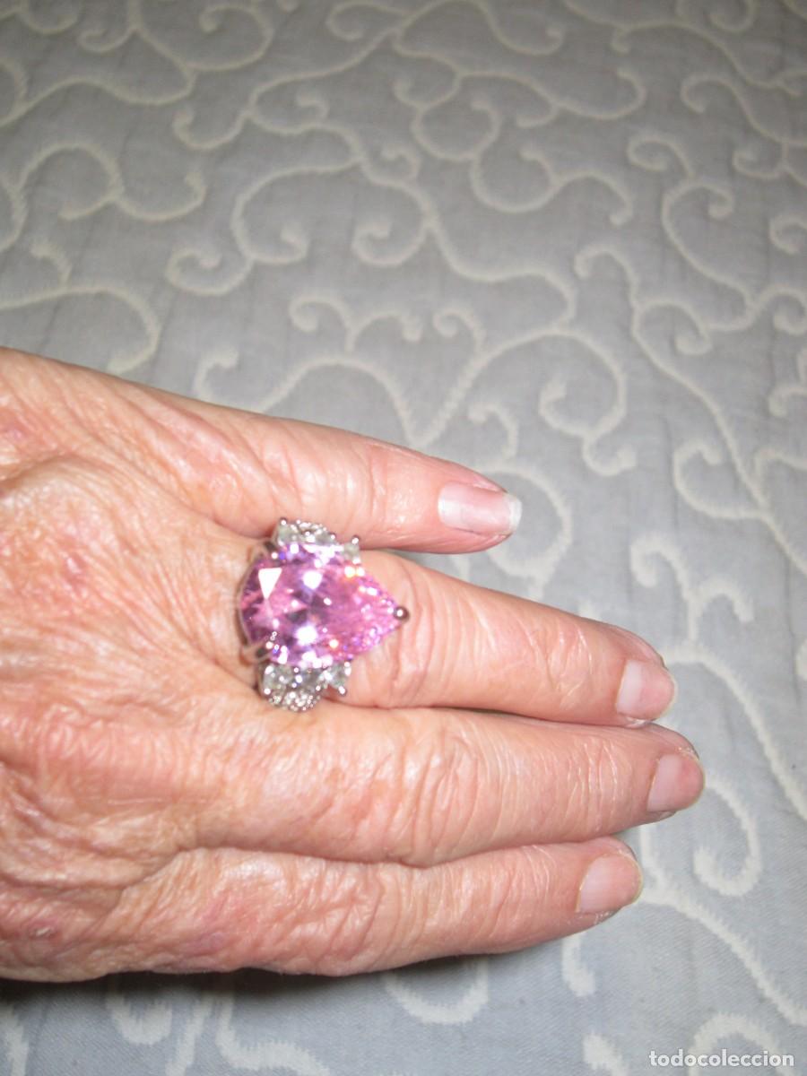 Joyeria: ANTIGUO ANILLO DE PLATA CON UNA ROSA FRANCIA - Foto 10