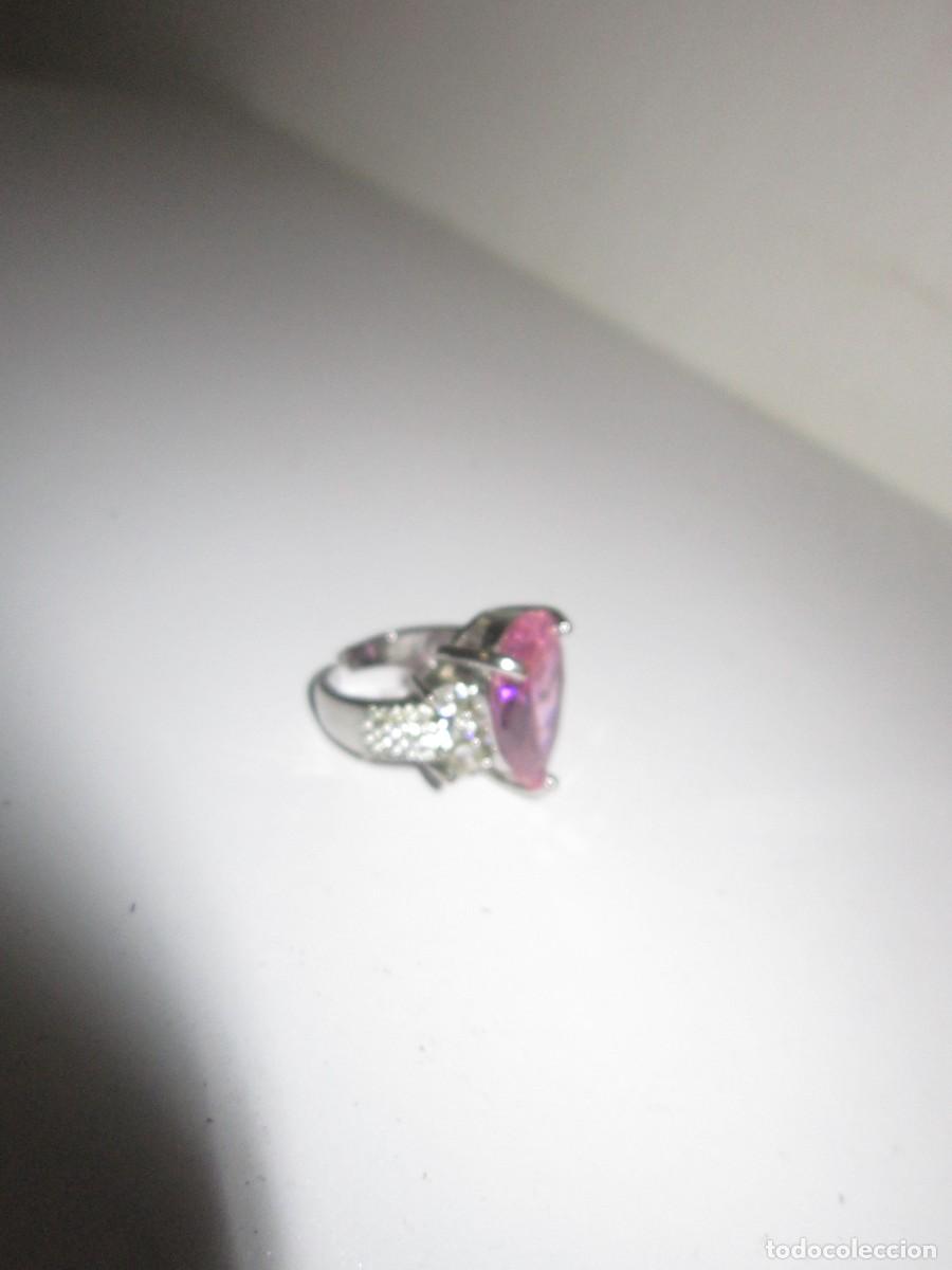 Joyeria: ANTIGUO ANILLO DE PLATA CON UNA ROSA FRANCIA - Foto 11