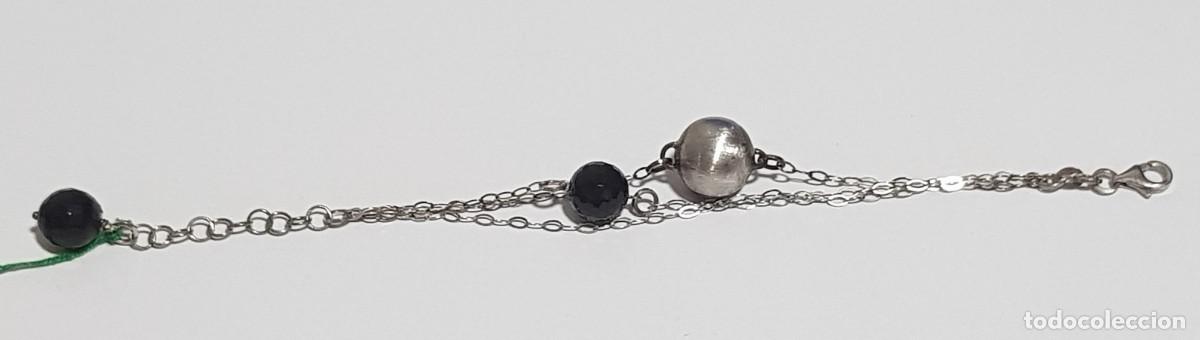 Joyeria: Pulsera con bolas en plata de Ley 925 mm. - Foto 1