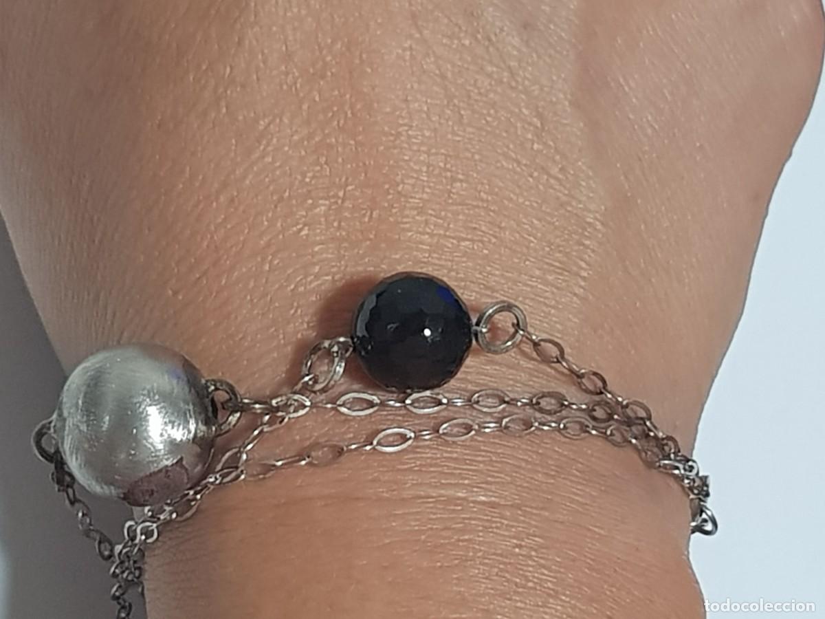 Joyeria: Pulsera con bolas en plata de Ley 925 mm. - Foto 4