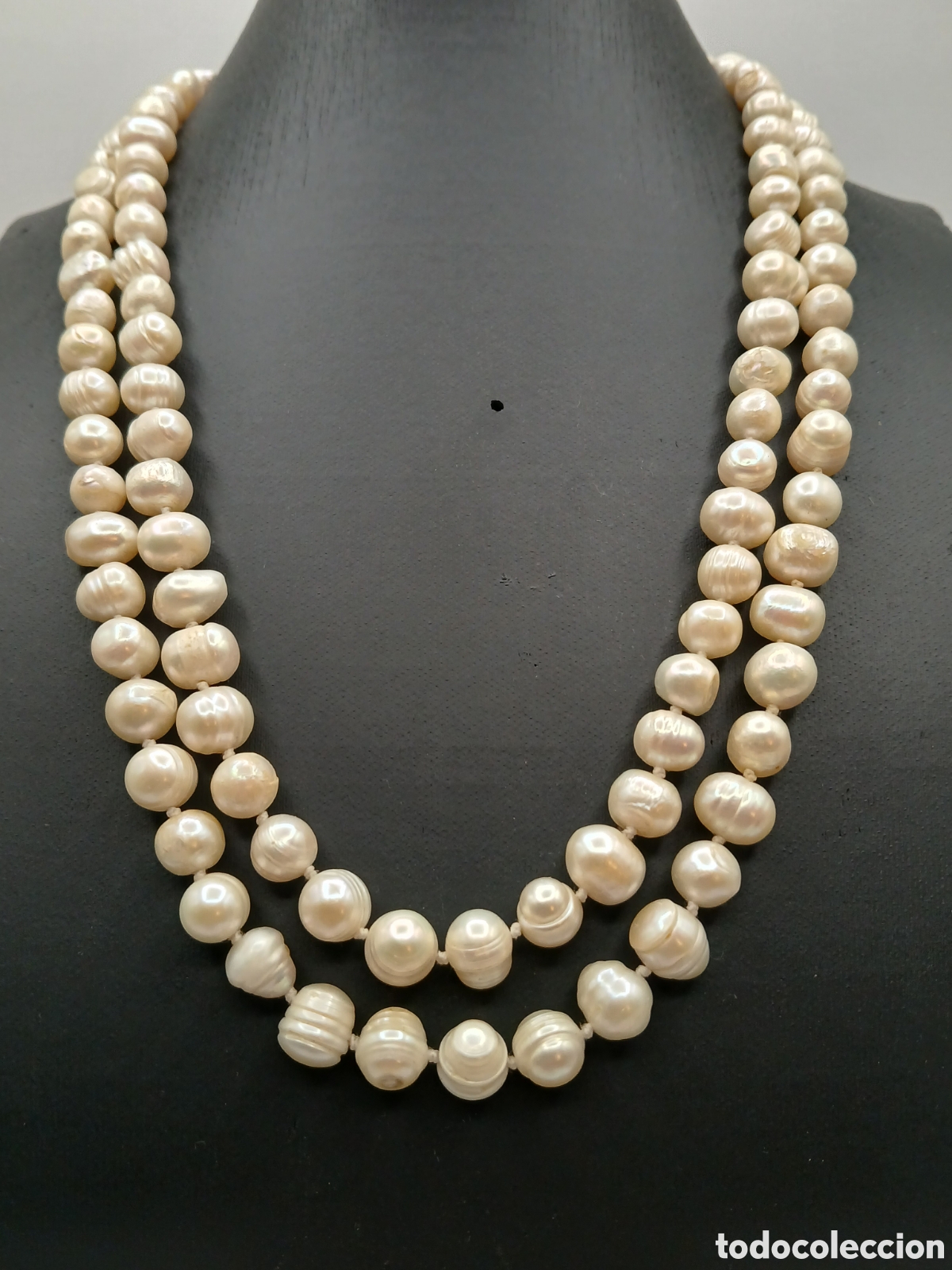 Joyeria: Collar perlas australianas barrocas. Sin cierre - Foto 2